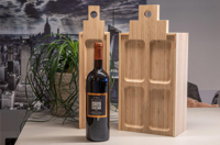 Rackpack wine gift box & tapas plate 269013_945 (Wood)