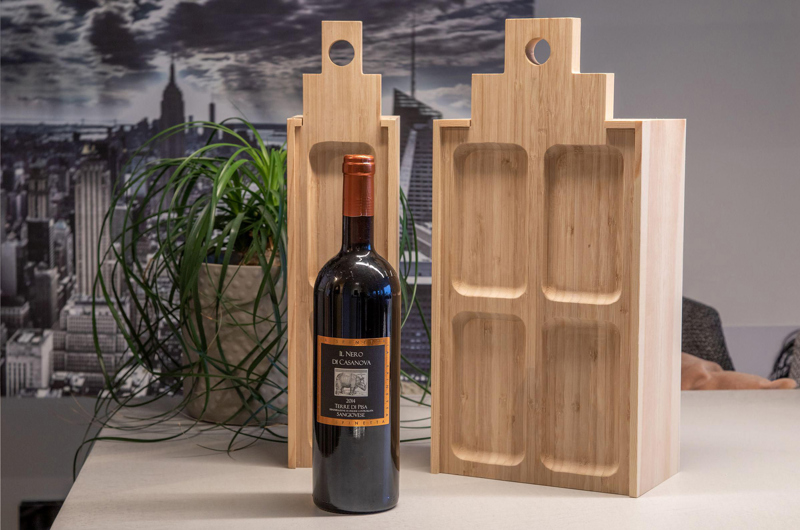 Rackpack wine gift box & tapas plate 269013_945 (Wood)