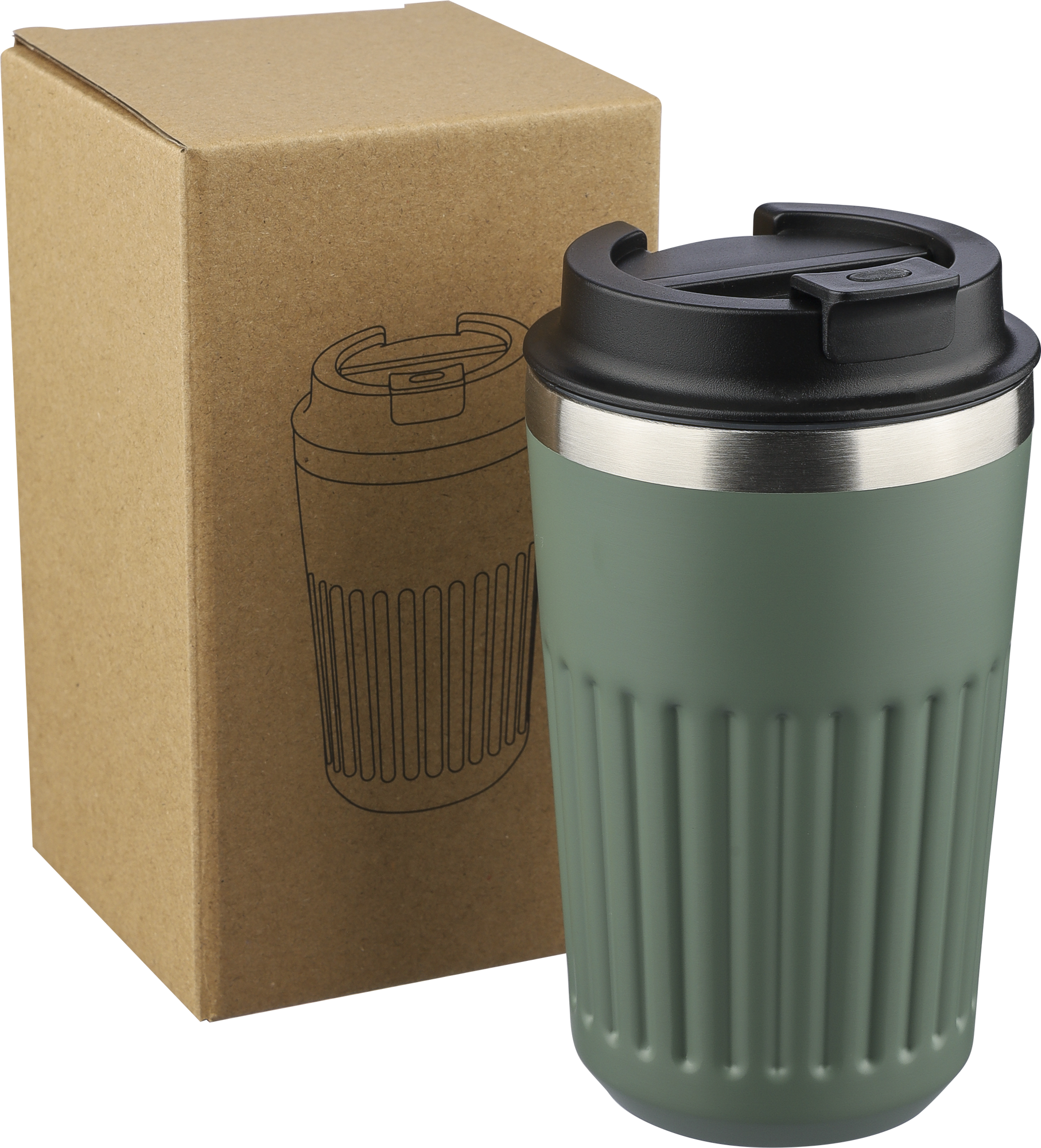 Picture of Recycled steel travel mug (400ml)