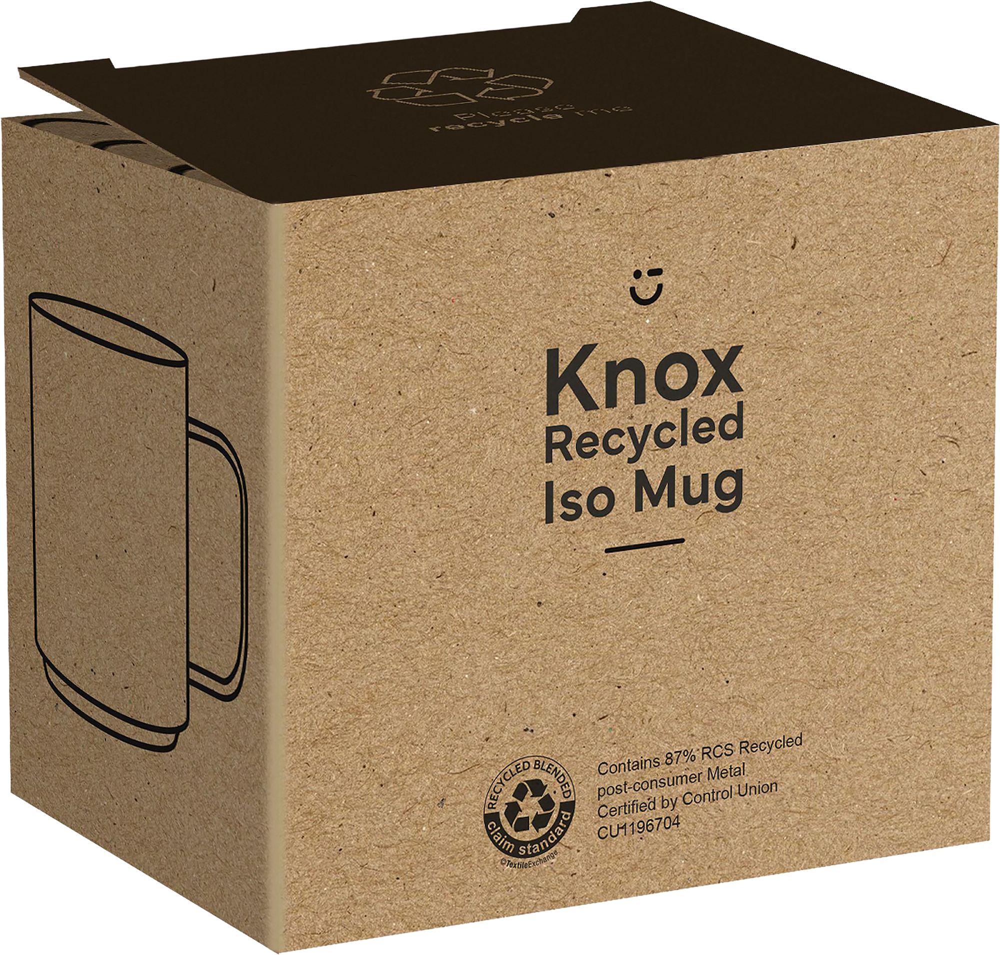 Picture of Recycled double walled stackable mug (300ml)