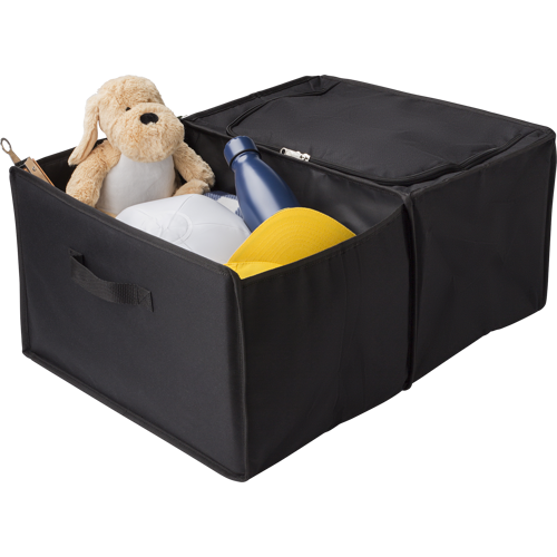 Car organizer with cooler compartment