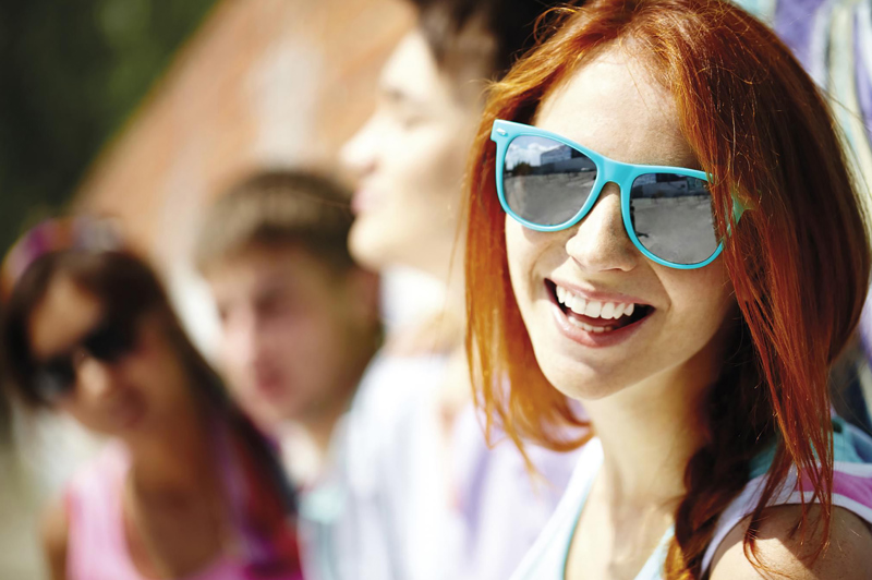 Classic sunglasses 263259_018 (Light blue)