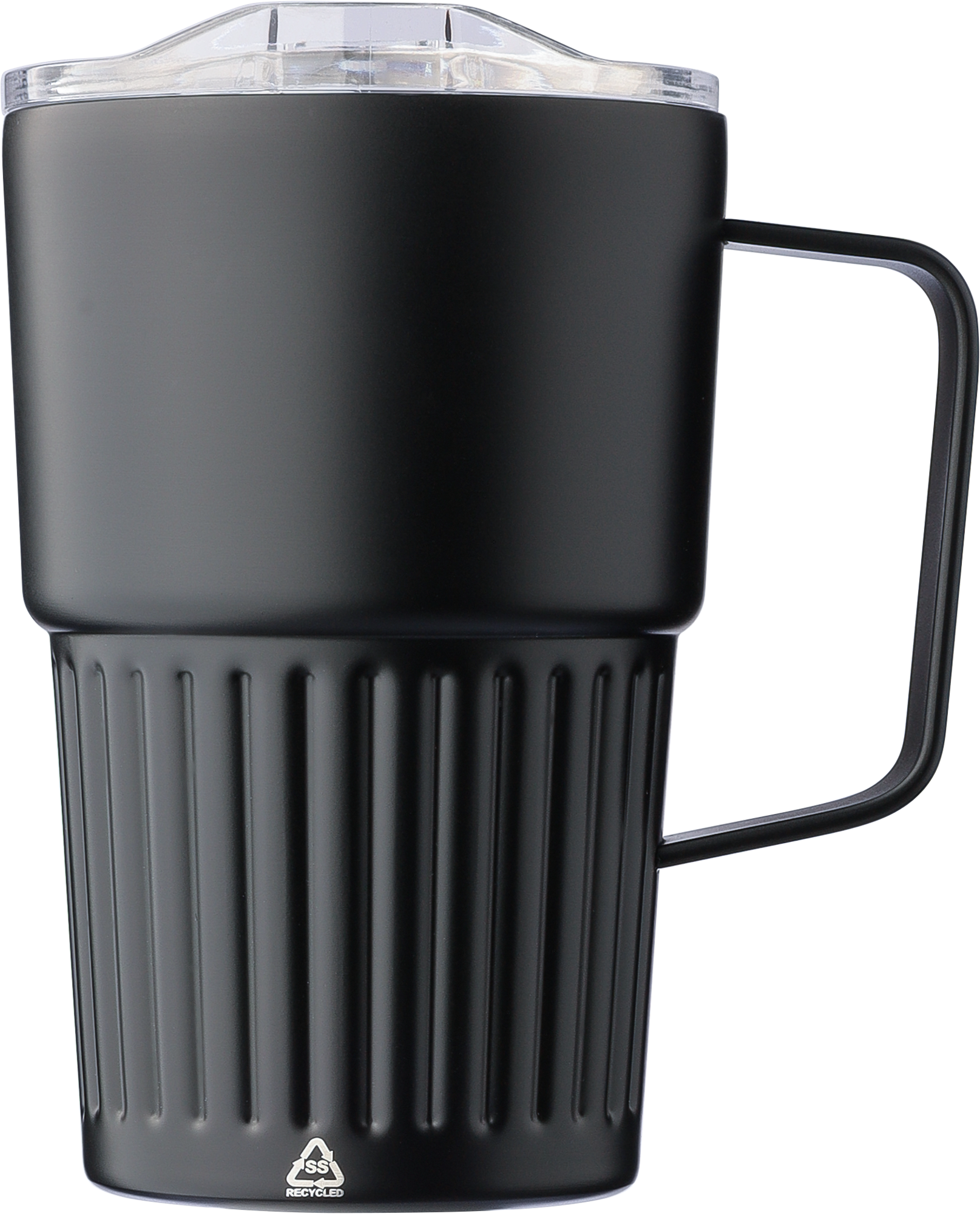 Picture of Recycled stainless steel double walled travel mug (450ml)