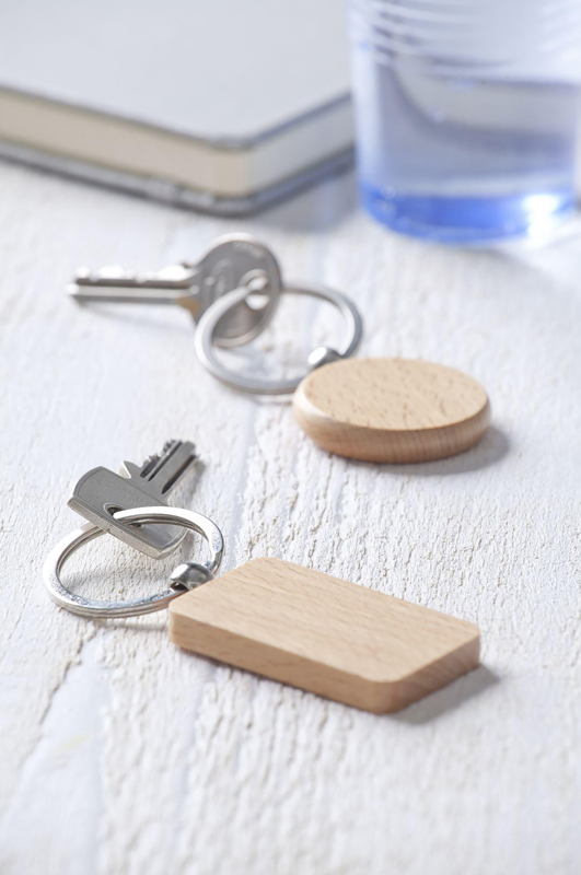 Rectangle key chain 263312_945 (Wood)