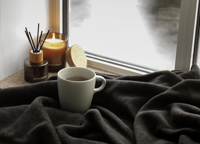 Wooosh recycled throw 265765_001 (Black)