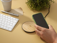Bamboo 15W wireless fast charger 262988_001 (Black)