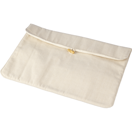 Cotton laptop pouch