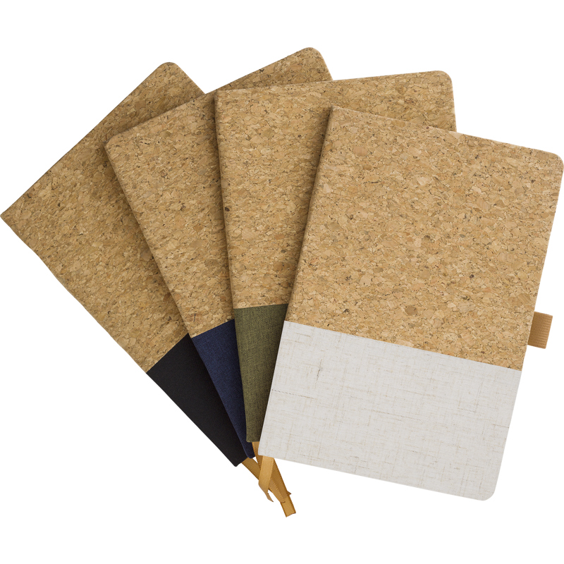 Cork and cotton notebook (approx. A5)