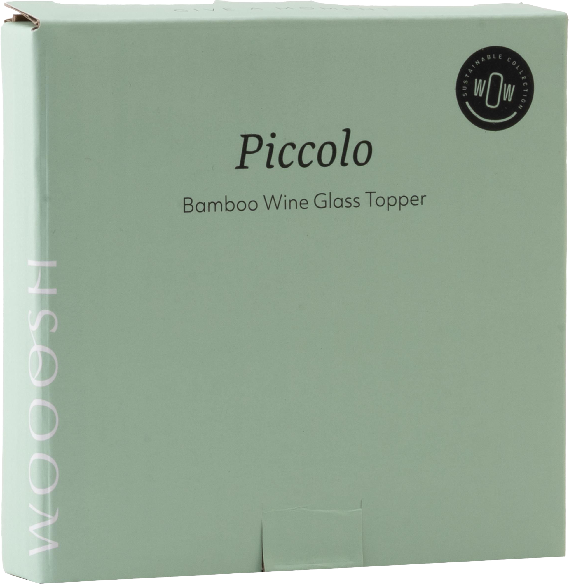 Picture of Wooosh bamboo wine glass topper