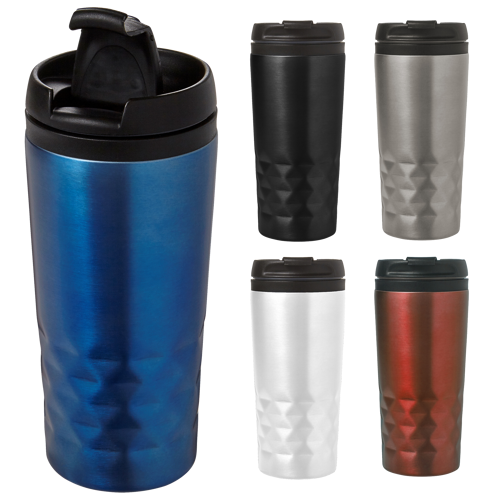 Stainless steel double walled travel mug (300ml)
