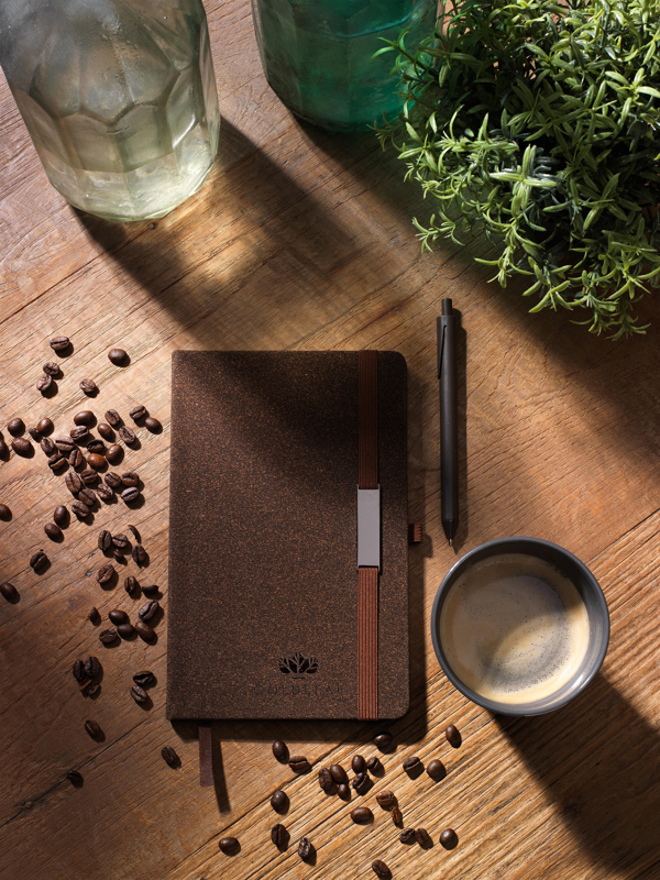 CoffeeGround notebook (approx A5) 1488817_011 (Brown)