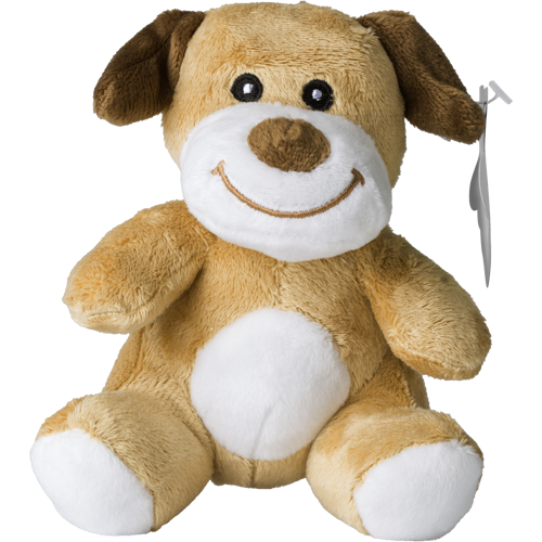 Plush dog, suitable for direct digital print