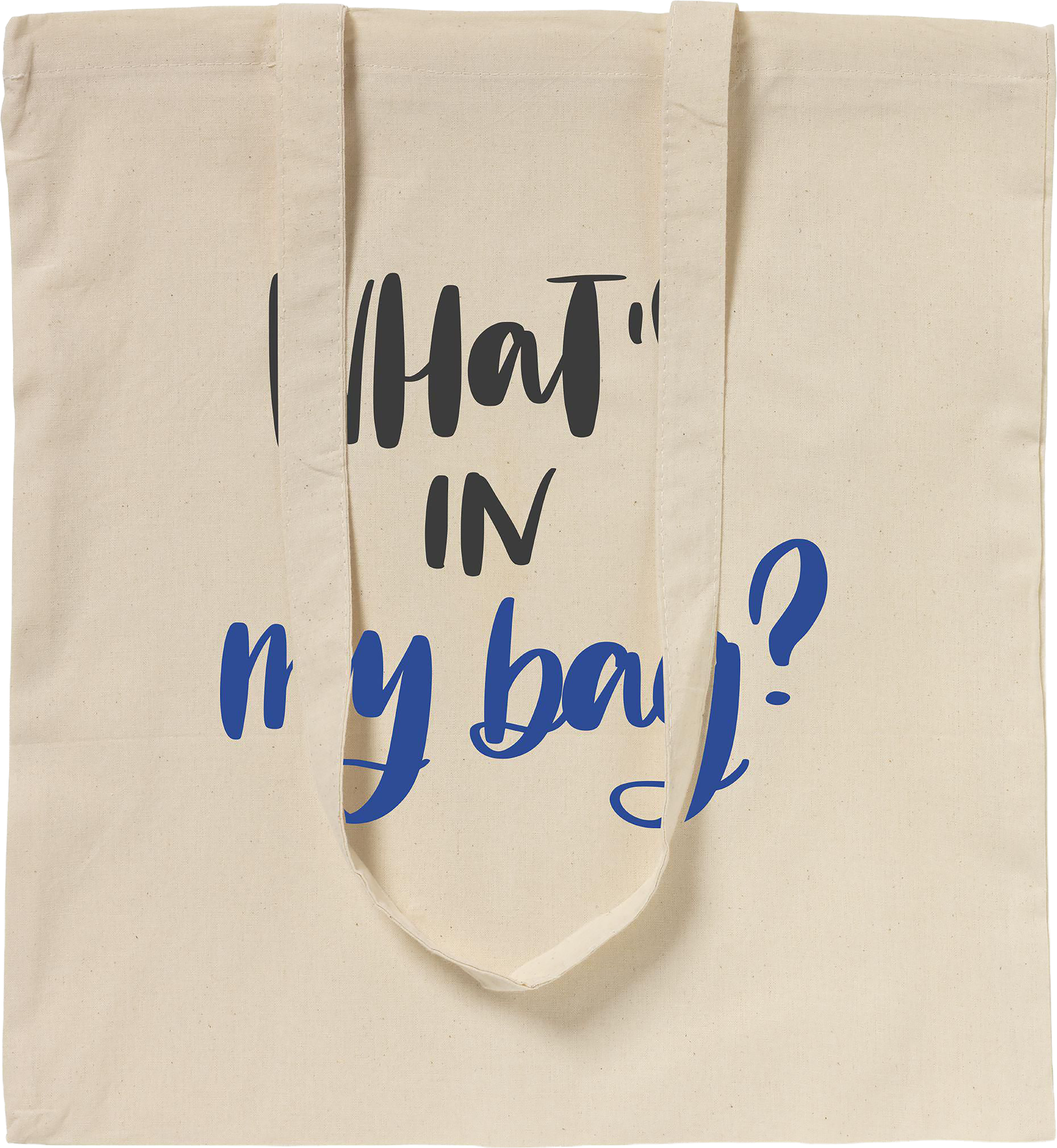 Picture of Cotton shopping bag with long handles (100gsm/2.9oz)