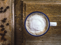 Retro enamel mug (350 ml) 260853_187 (White/blue)