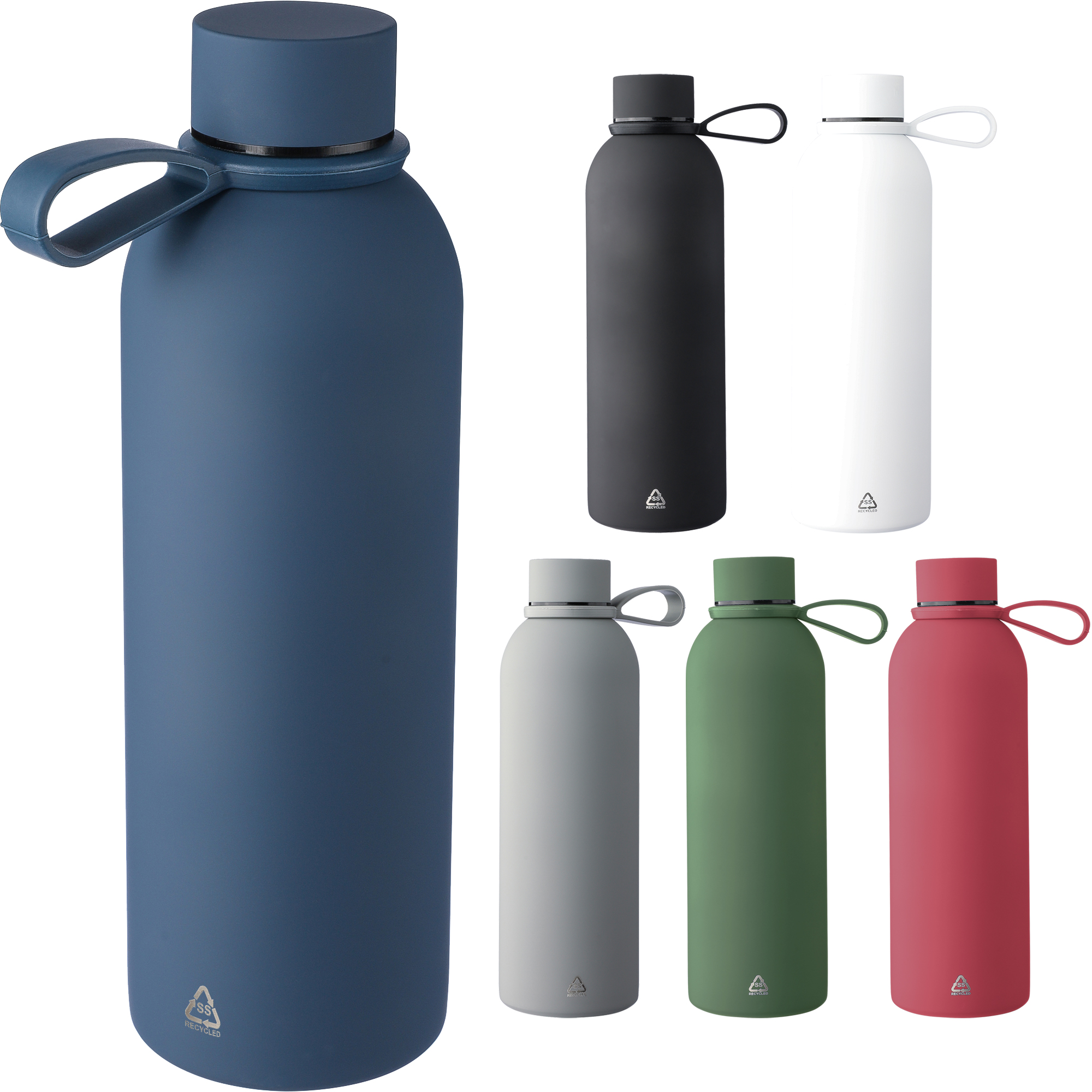 Recycled stainless steel double walled bottle (500ml)