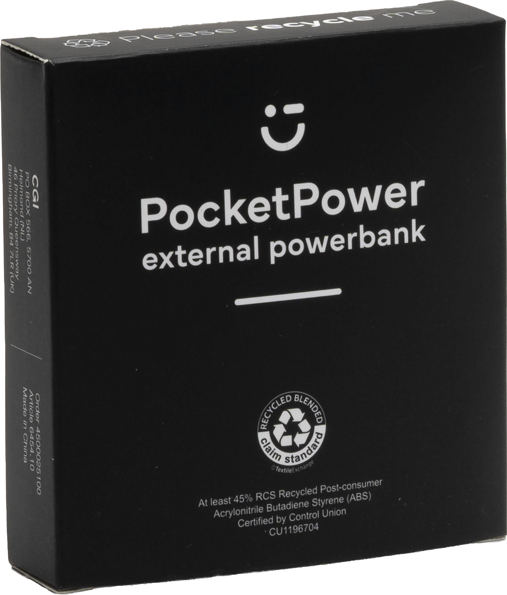 Picture of Recycled power bank (5,000 mAh)