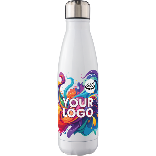 Recycled stainless steel single walled bottle (650ml) - View 1