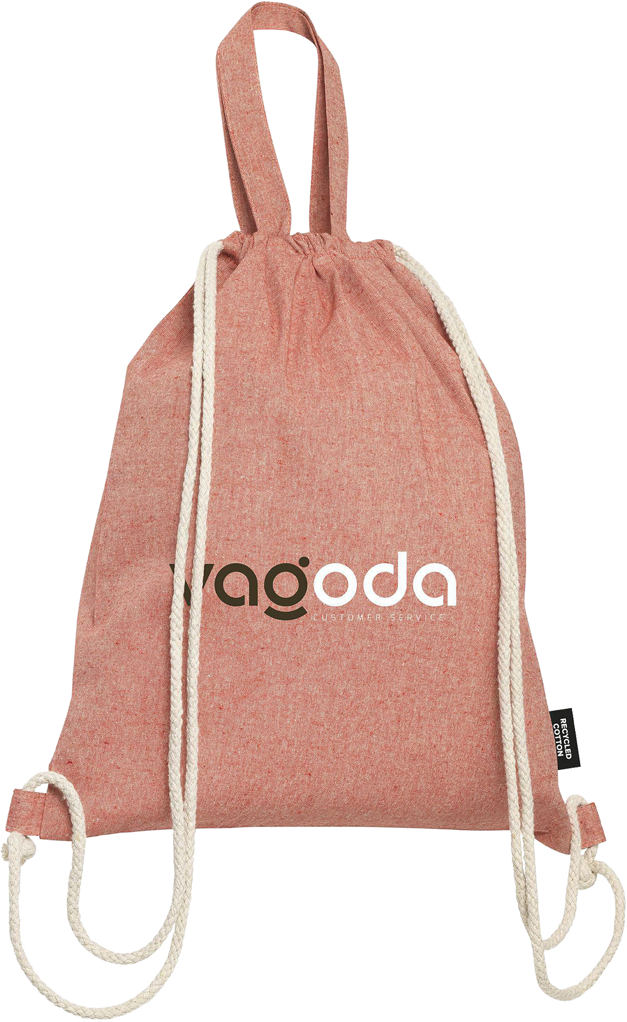 Picture of Recycled cotton drawstring bag (180gsm/5.3oz)