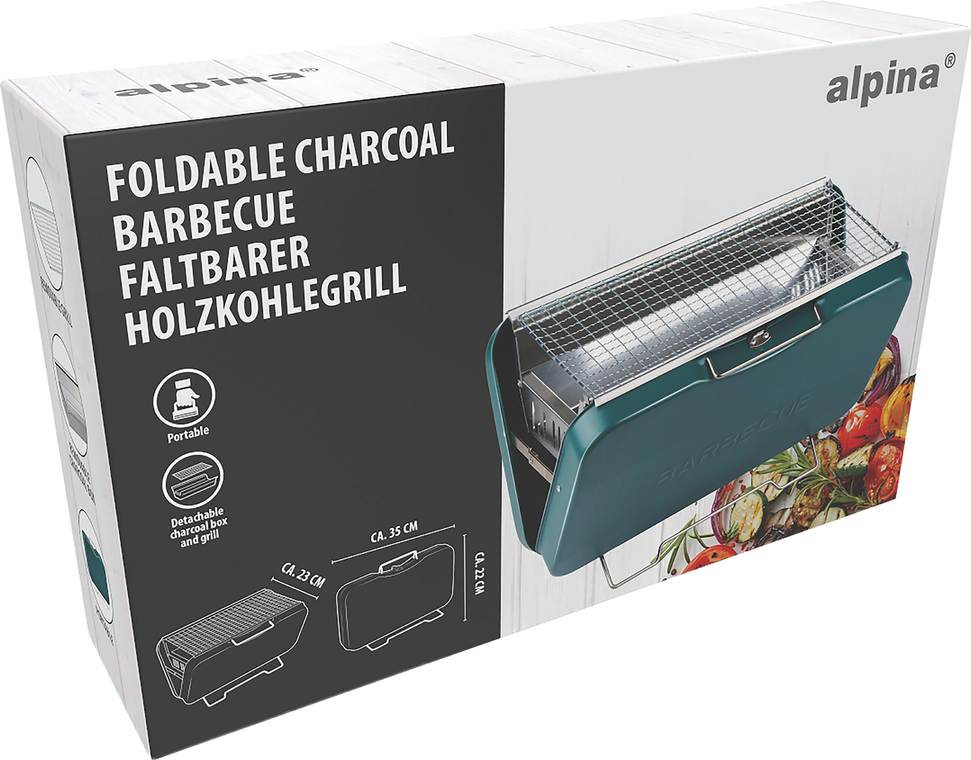 Picture of Portable charcoal BBQ