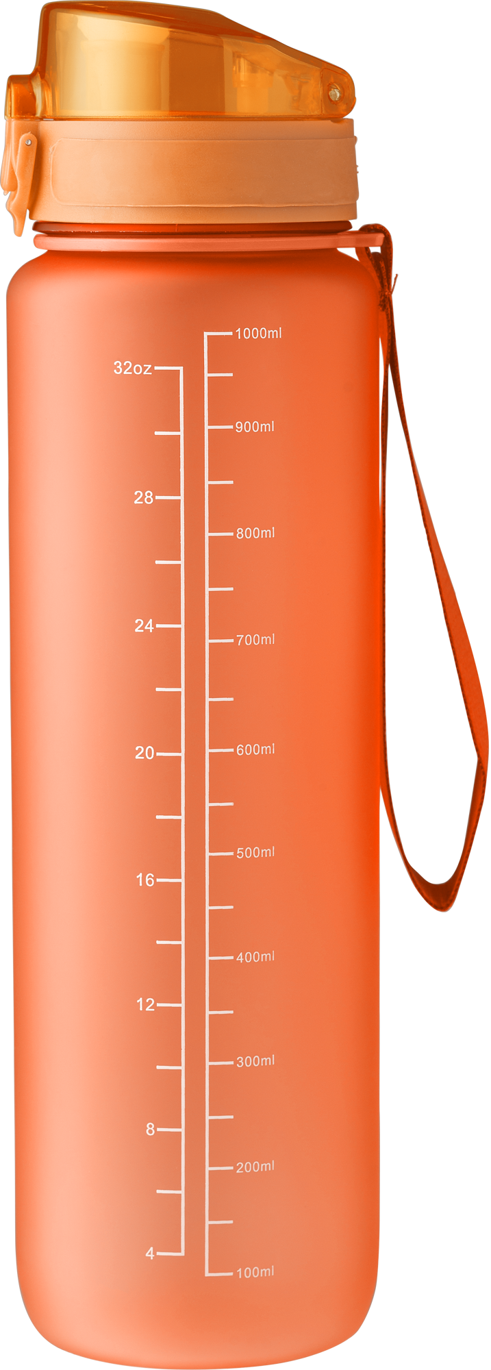Picture of RPET bottle with time markings (1000ml)