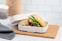Amuse classic lunch box (medium) 262688_357 (Beige)