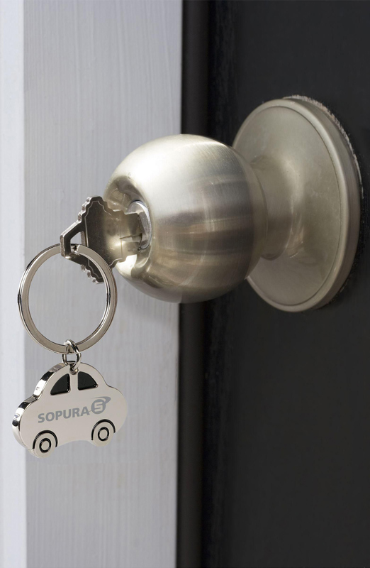 Car shape keyring 262911_032 (Silver)
