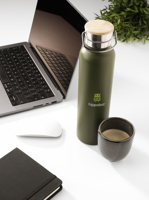 Double walled recycled stainless steel bottle (750ml) 262357_004 (Green)