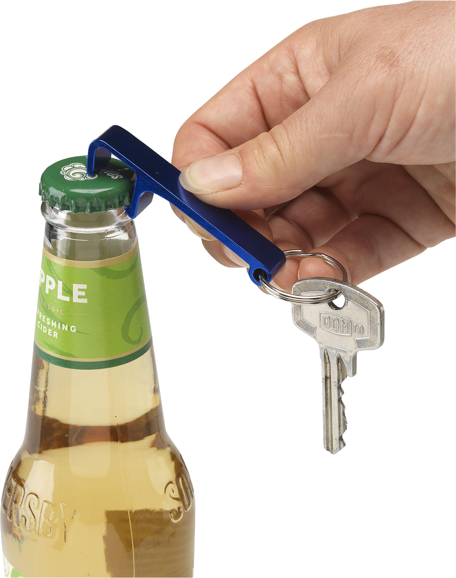 Picture of Recycled aluminium bottle opener phone stand