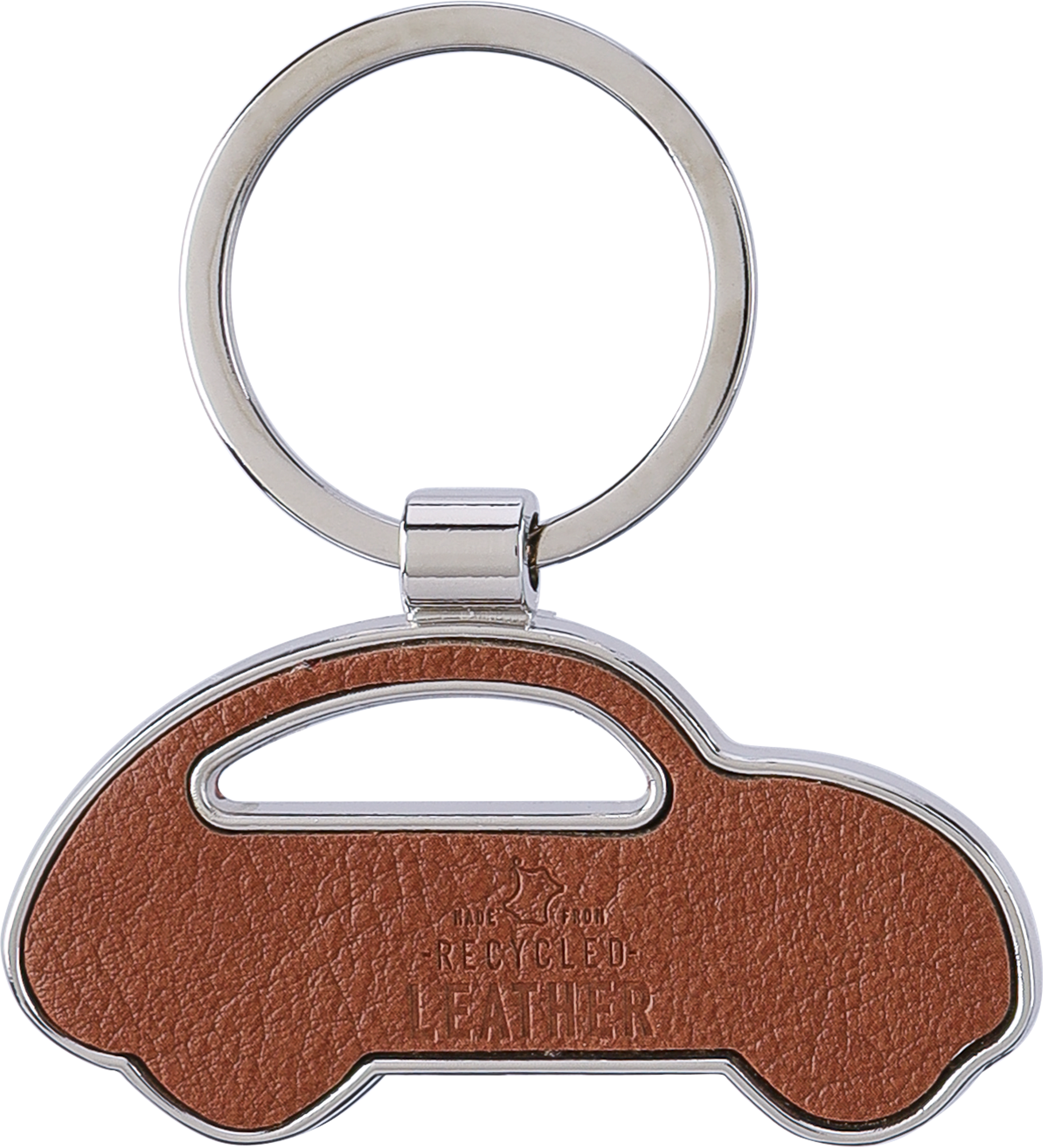 Picture of Recycled leather car keyring