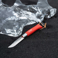 Opinel pocket knife in a belt pouch 263430_008 (Red)