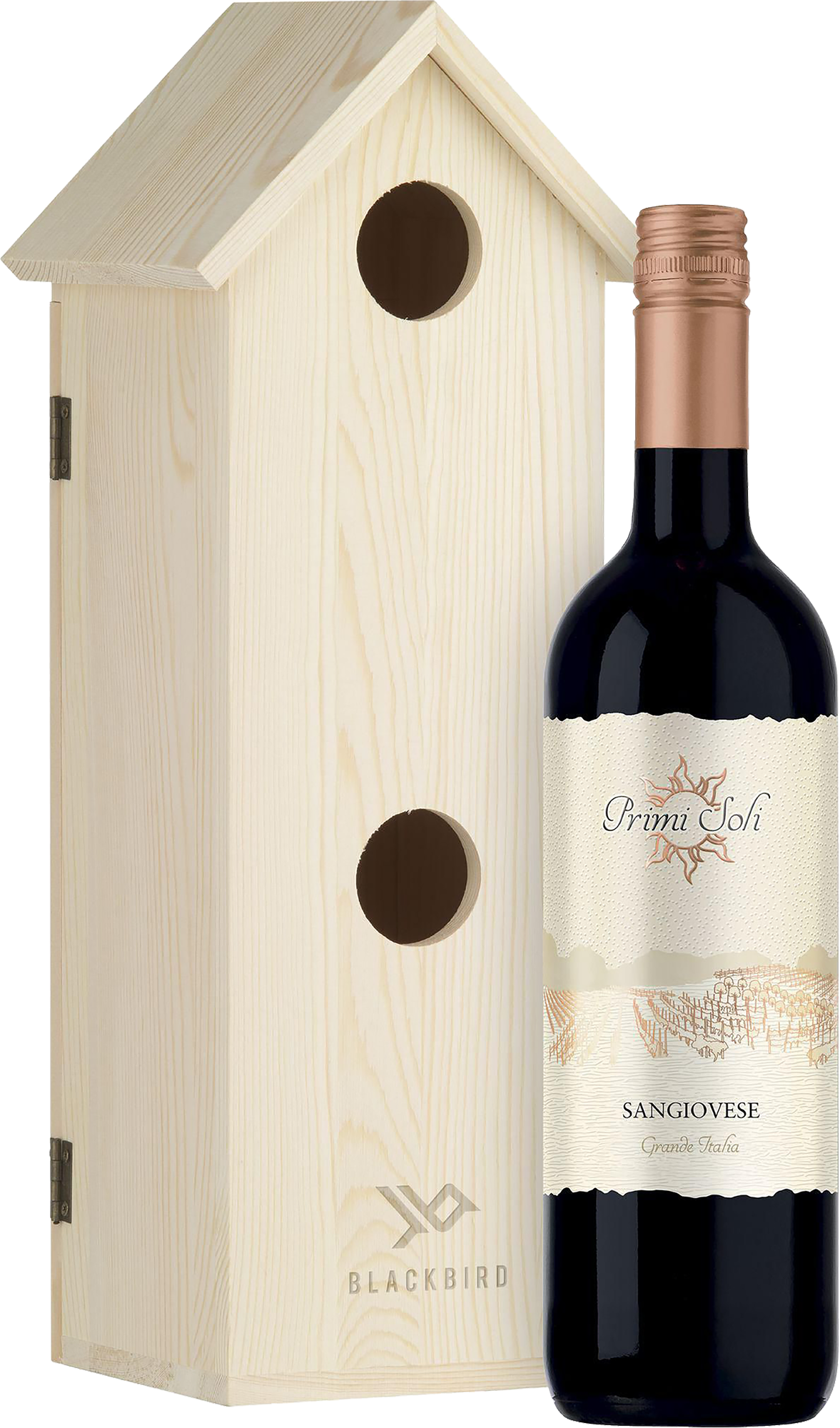 Picture of Rackpack wine gift box & bird house