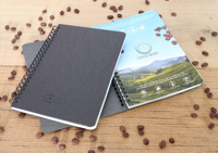 Coffee paper notebook (approx. A5) 261278_011 (Brown)