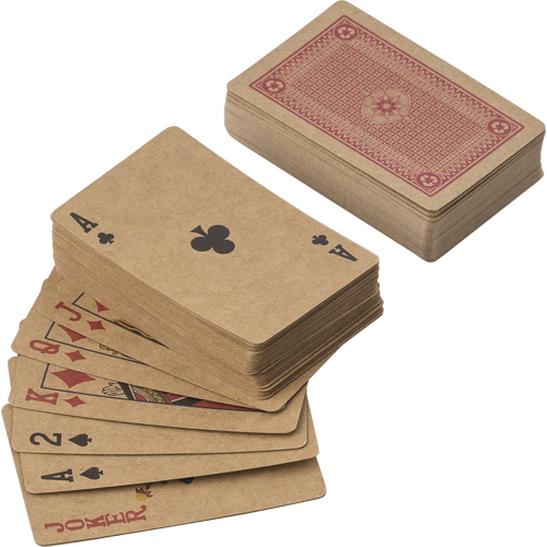 Recycled deck of cards