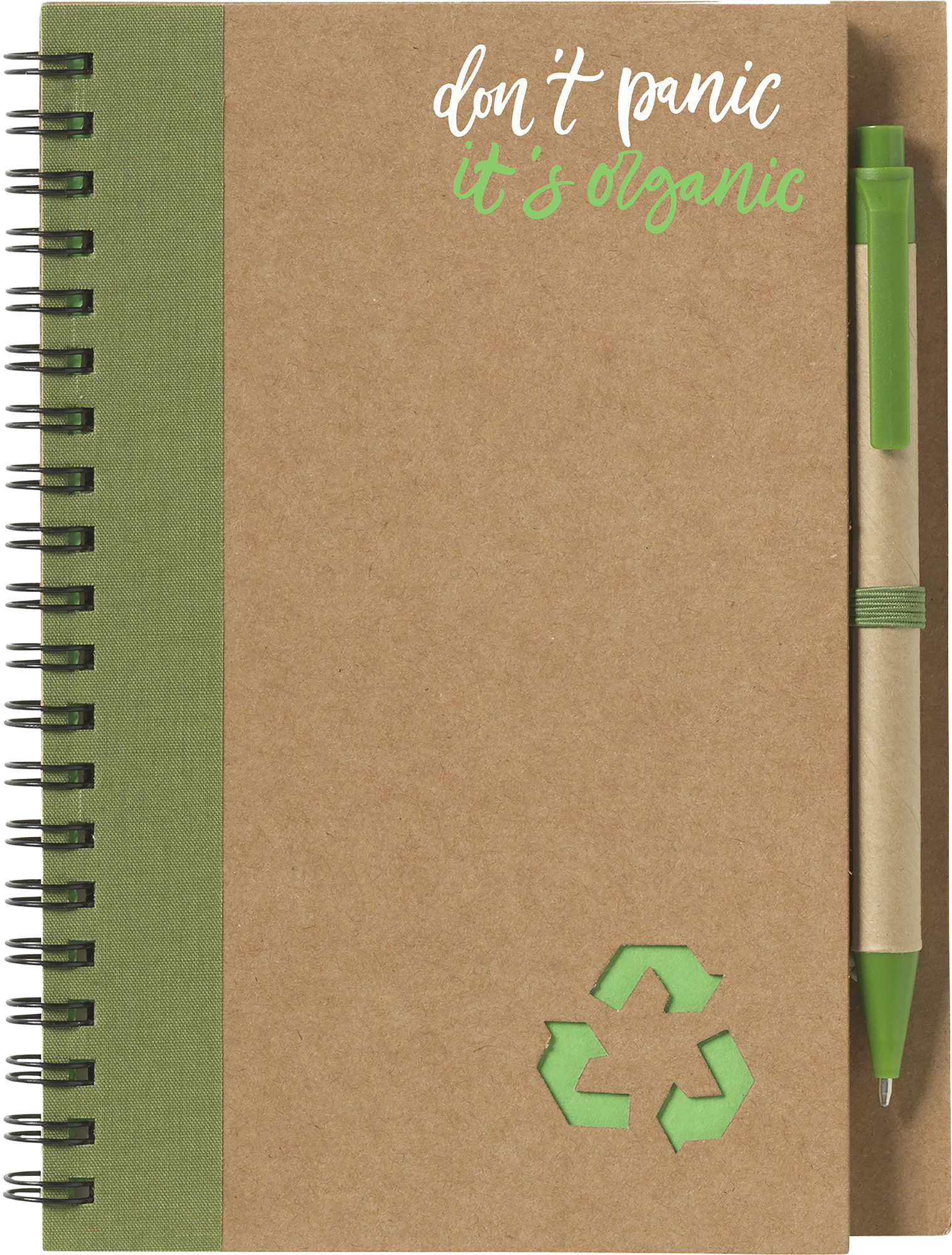 Picture of Recycled notebook and pen (approx A5)