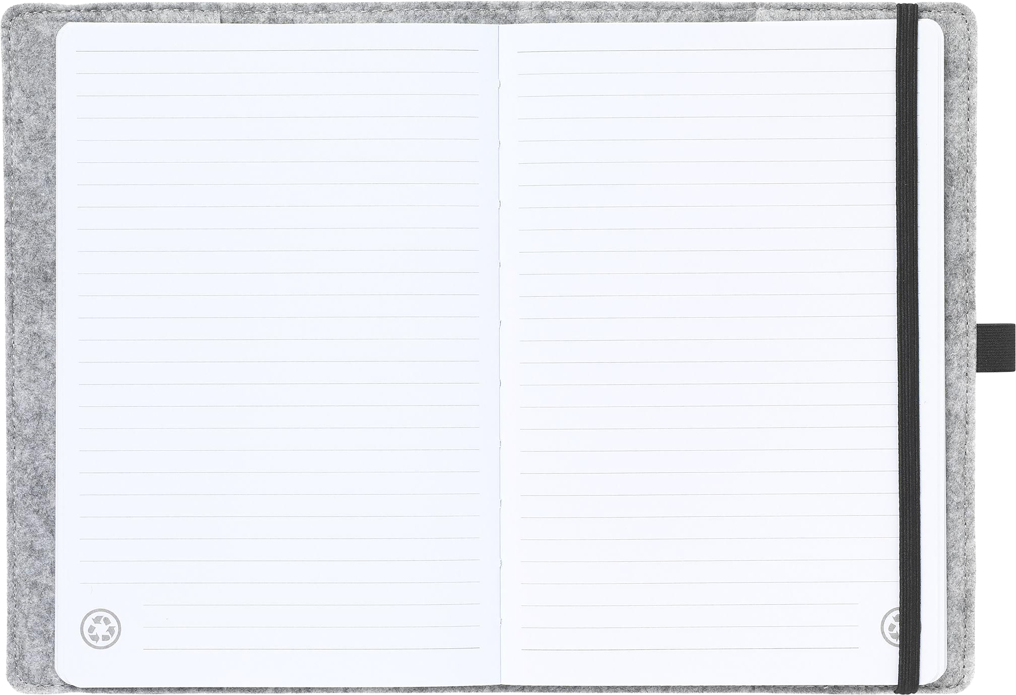 Picture of RPET felt notebook (approx A5)