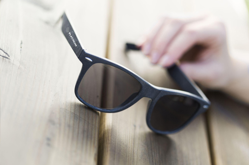 Wheat straw sunglasses 263266_001 (Black)