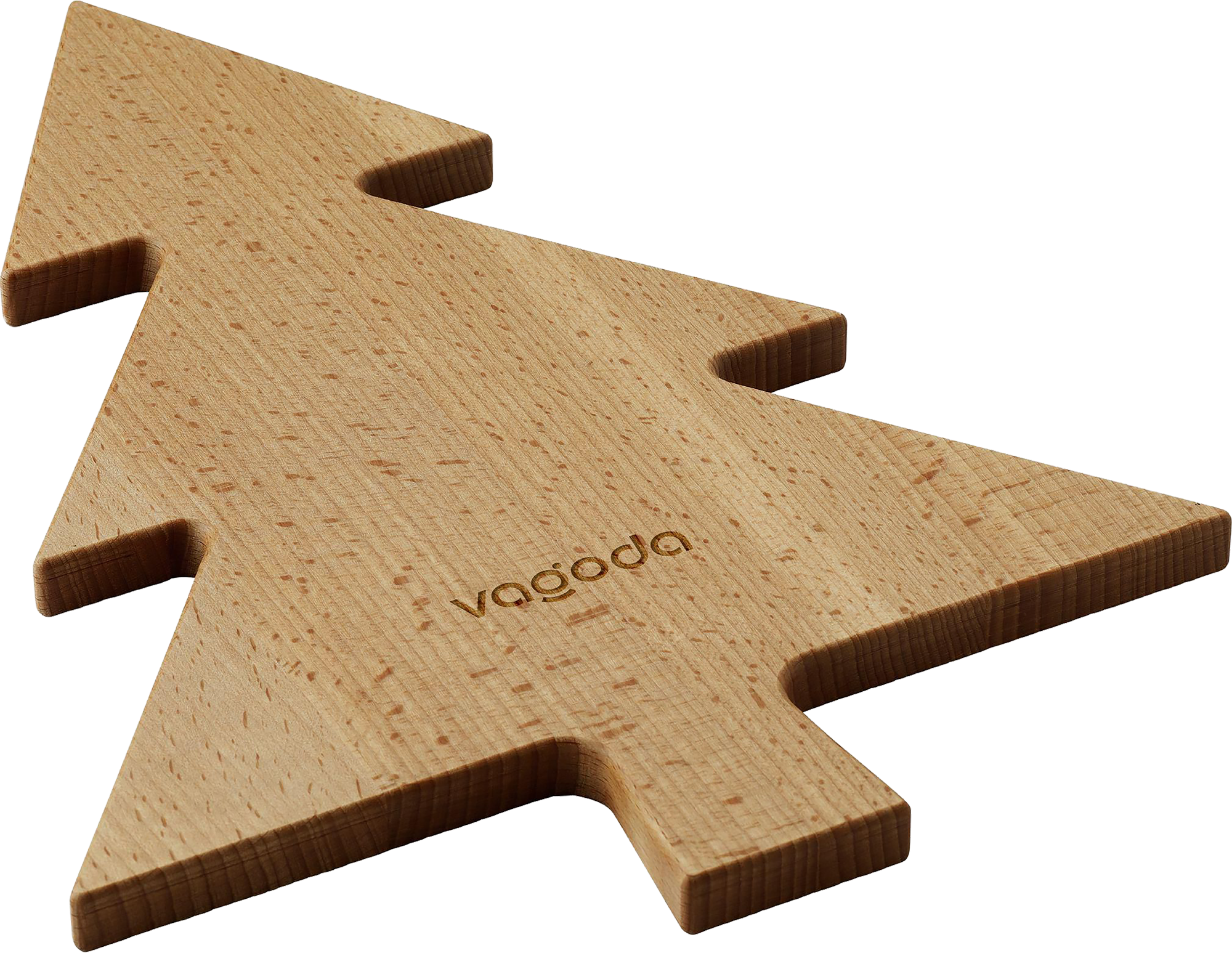 Picture of Bowls and Dishes - Pure wood - Christmas tree serving board