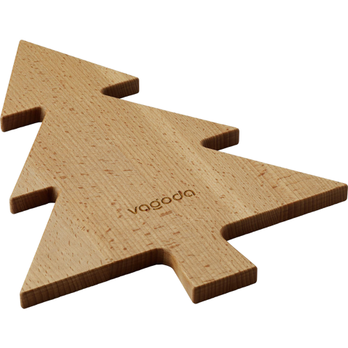 Bowls and Dishes - Pure wood - Christmas tree serving board