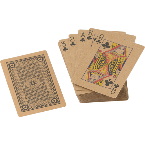 Recycled paper playing cards
