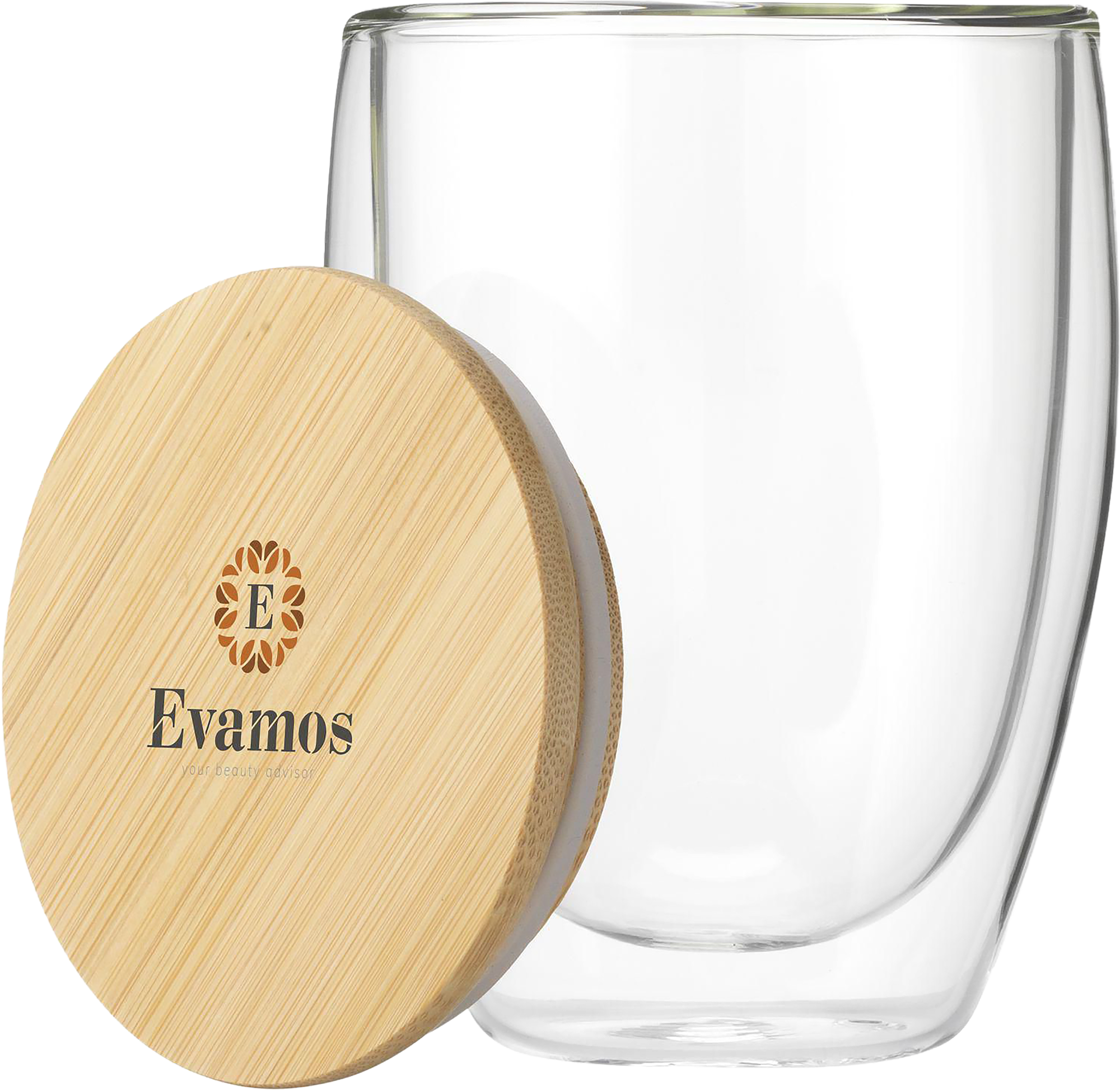 Picture of Double-walled glass cup (350ml)