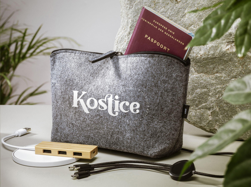 RPET felt accessory bag 261893_003 (Grey)