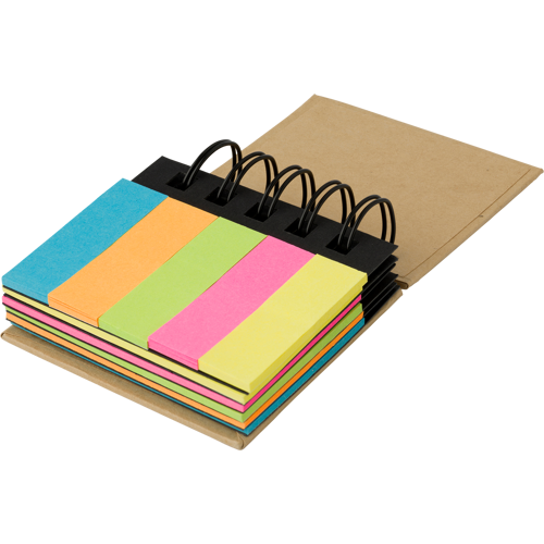 Wire bound sticky notes