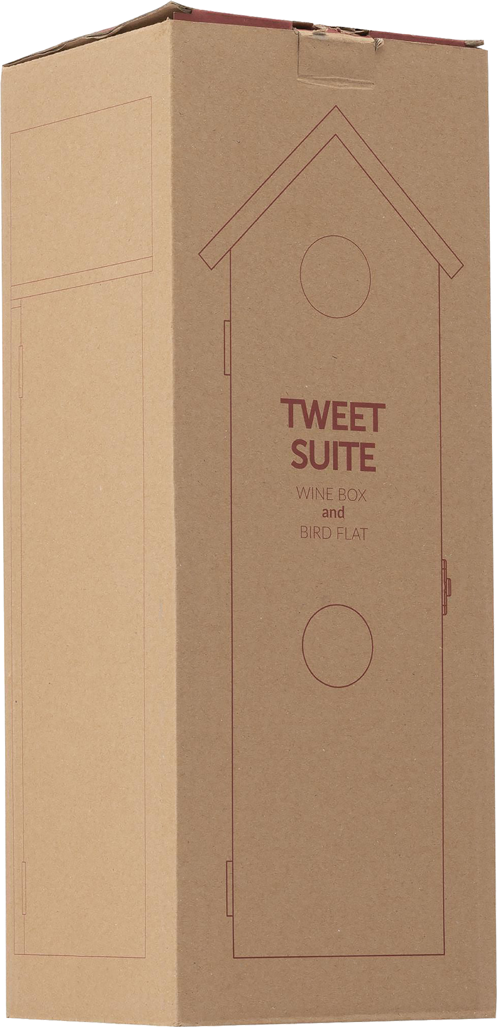 Picture of Rackpack wine gift box & bird house