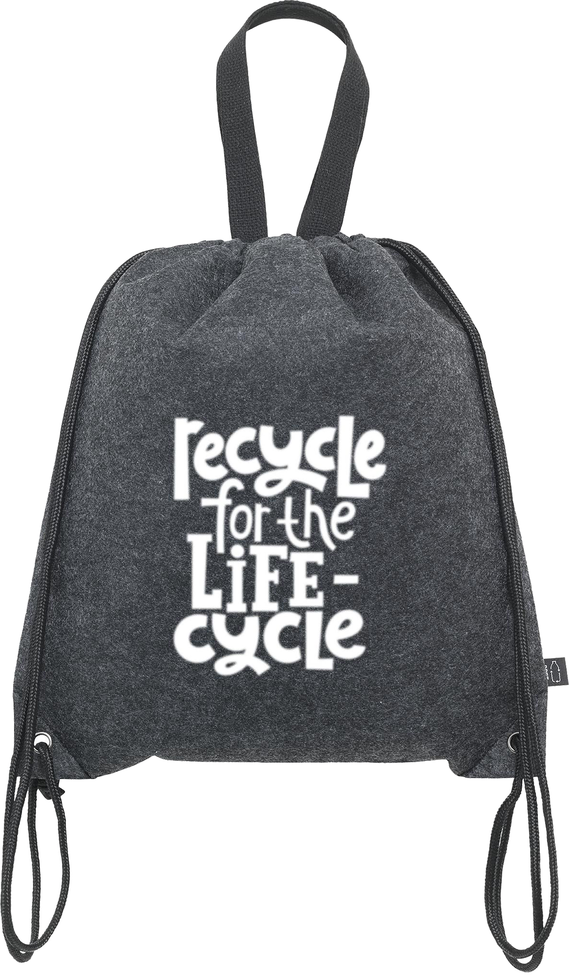 Picture of  RPET felt drawstring bag