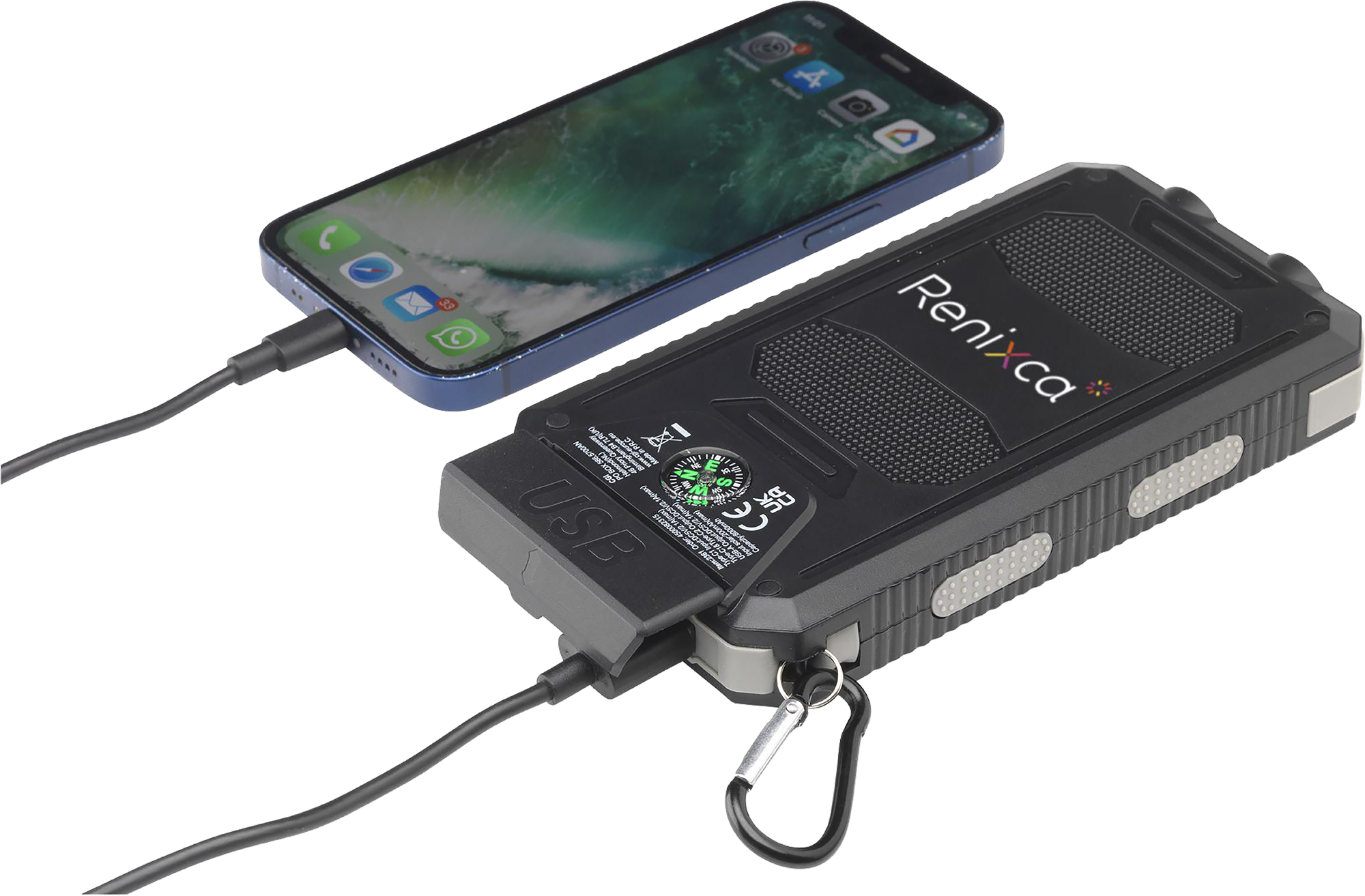 Picture of Recycled ABS solar power bank (8,000mAh)