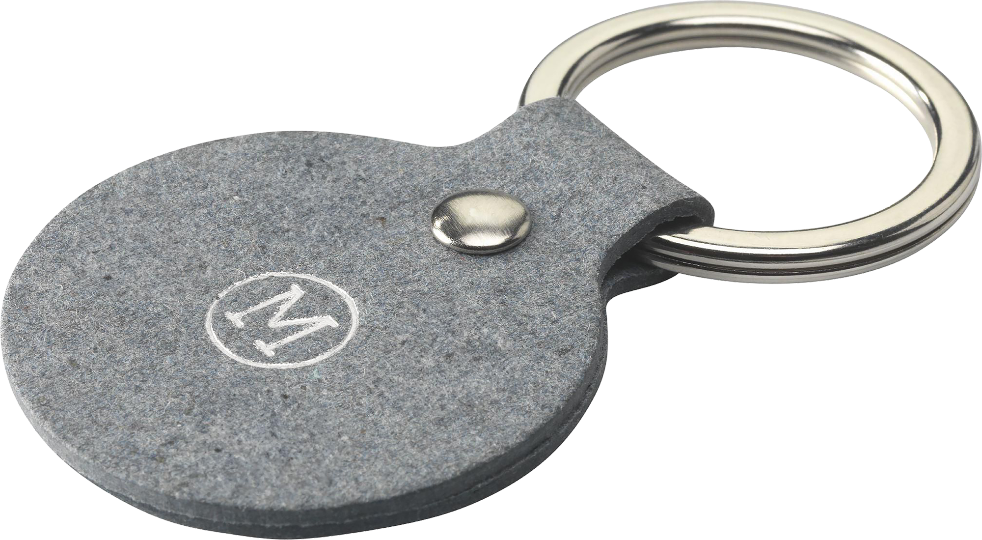 Picture of Made recycled round denim keyring