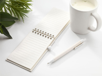 Milk carton notebook (approx A6) 262751_002 (White)