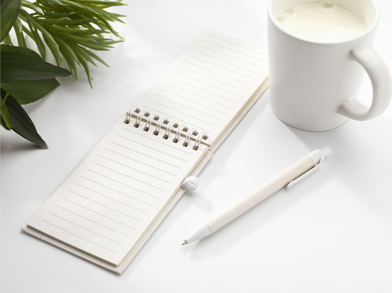 Milk carton notebook (approx A6) 262751_002 (White)
