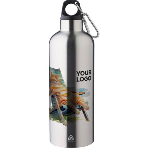 Recycled double walled bottle (500 ml) - View 1