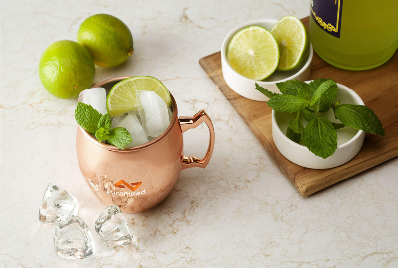 Recycled cocktail mug (400ml) 262161_998 (Light copper)